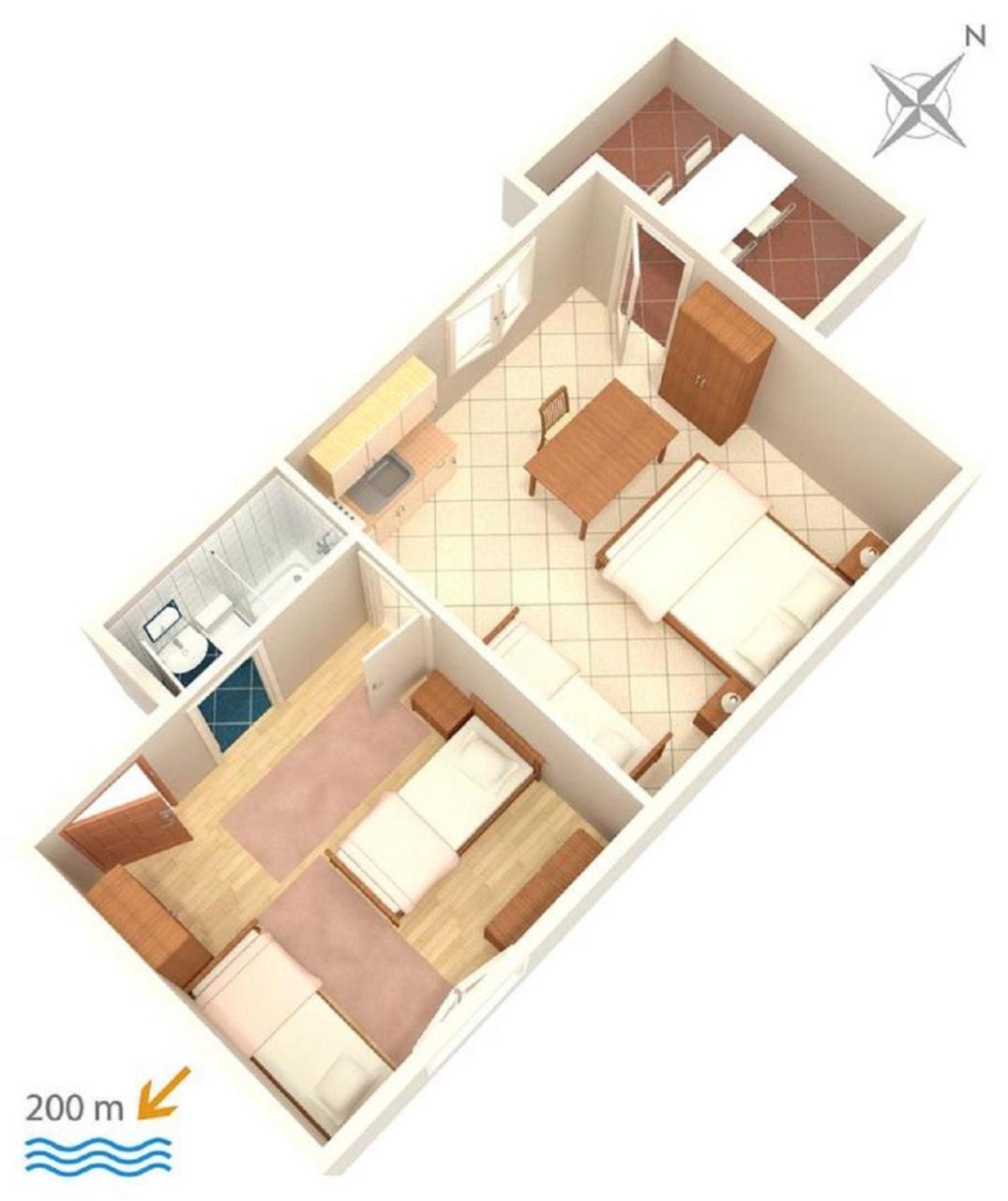 Apartments Zdravko - 150 M From Sandy Beach Duće Zewnętrze zdjęcie